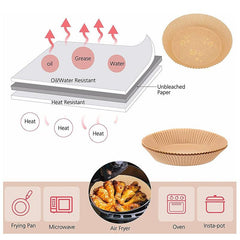 50-100pcs Air Fryer Disposable Paper Liner Replacement Parchment Paper