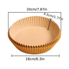 50-100pcs Air Fryer Disposable Paper Liner Replacement Parchment Paper