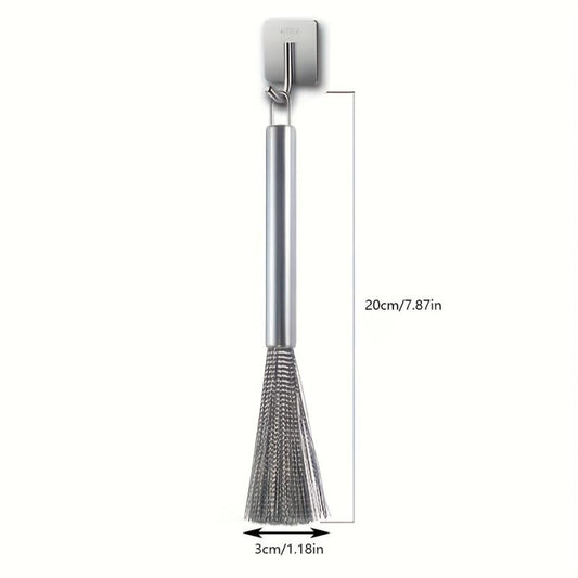 Durable BBQ Cleaning Brush for Iron Pots Non-rusting Kitchen Cleaning Tool