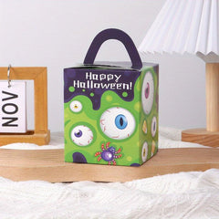 5pcs Halloween Cake Carriers With Window Cupcake Muffin Egg Tart Box