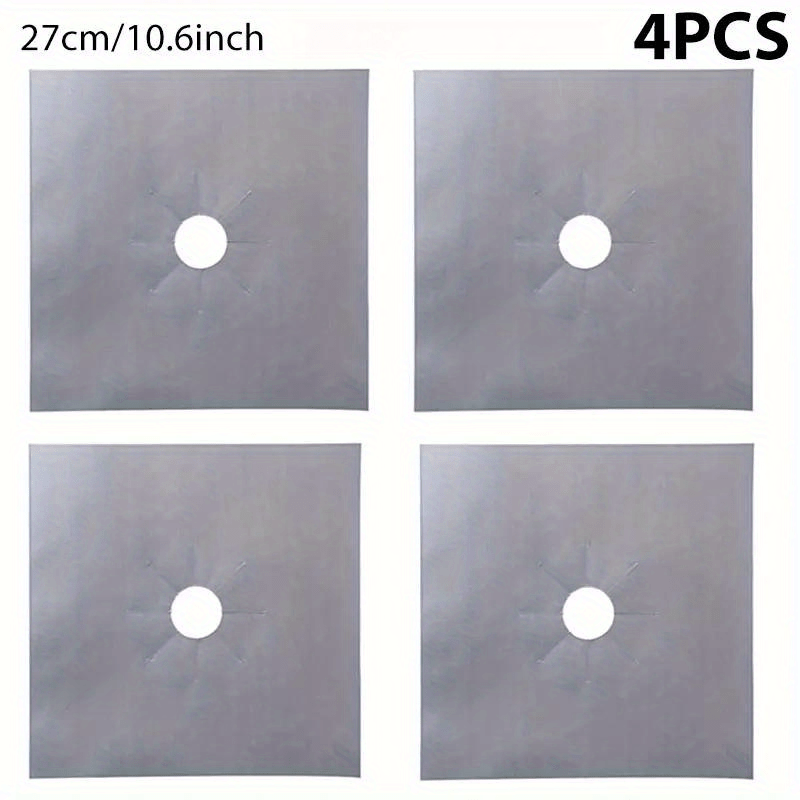 Gas Stove Burner Cover Protectors 8pcs 26.92cm x 26.92cm