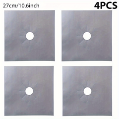 Gas Stove Burner Cover Protectors 8pcs 26.92cm x 26.92cm