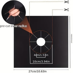 Gas Stove Burner Cover Protectors 8pcs 26.92cm x 26.92cm