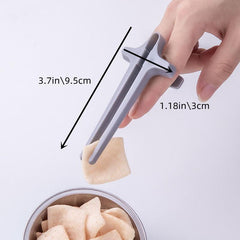 1pc Multifunctional Finger Chopsticks for Snacks Clean Hands and Playing Games