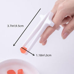 1pc Multifunctional Finger Chopsticks for Snacks Clean Hands and Playing Games