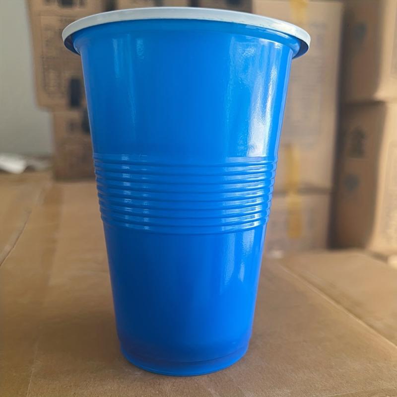 50pcs Disposable Party Cups 7oz 16oz Double Layer Thickened Banner Cups