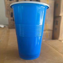 50pcs Disposable Party Cups 7oz 16oz Double Layer Thickened Banner Cups