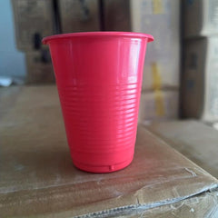 50pcs Disposable Party Cups 7oz 16oz Double Layer Thickened Banner Cups