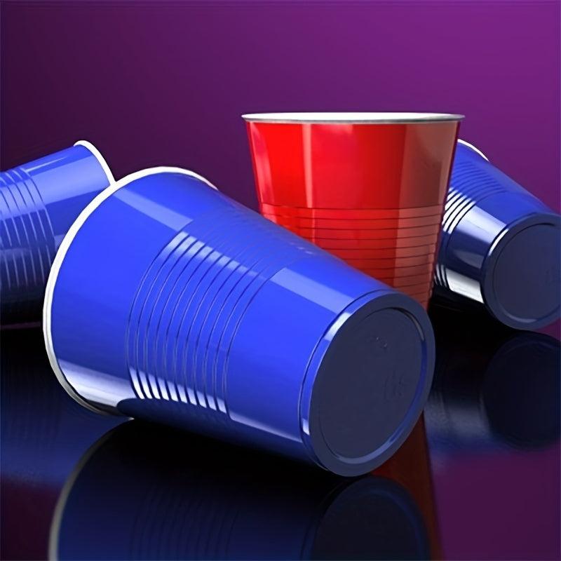 50pcs Disposable Party Cups 7oz 16oz Double Layer Thickened Banner Cups