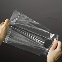 50pcs Thickened Takeout Bags for Drinks Milk Juice Beverage Packaging Bags