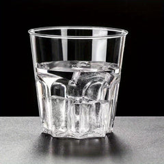 100 pcs Clear Plastic Cups with Lids Great for Events and Gatherings