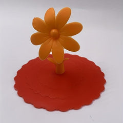 Silicone Sunflower Cup Lid for Glass Ceramic Tea Coffee Mug