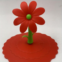 Silicone Sunflower Cup Lid for Glass Ceramic Tea Coffee Mug