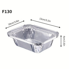50pcs Aluminum Disposable Foil Steam Table Deep Pans Tin Pans