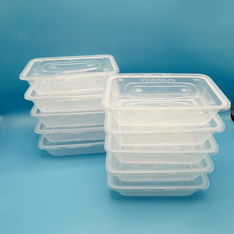 Disposable Lunch Boxes with Covers for Food Preparation