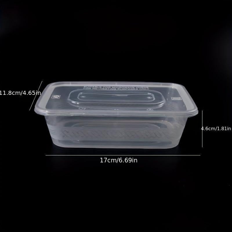 Disposable Lunch Boxes with Covers for Food Preparation