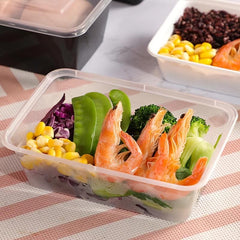 Disposable Lunch Boxes with Covers for Food Preparation
