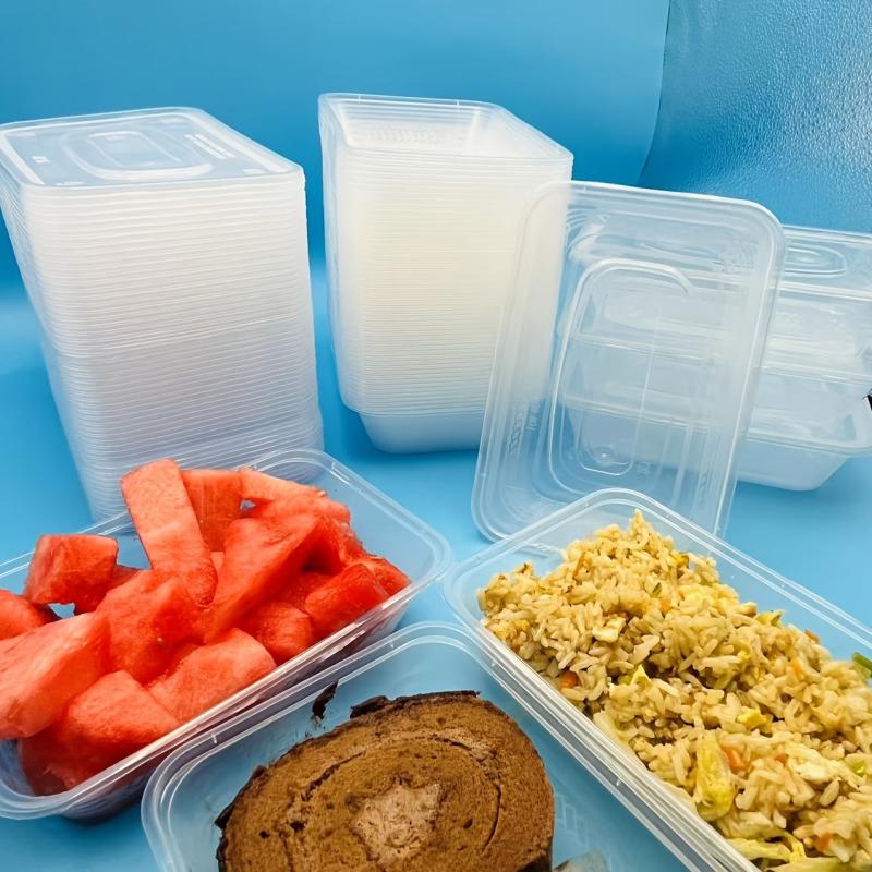 Disposable Lunch Boxes with Covers for Food Preparation