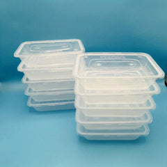 Disposable Lunch Boxes with Covers for Food Preparation