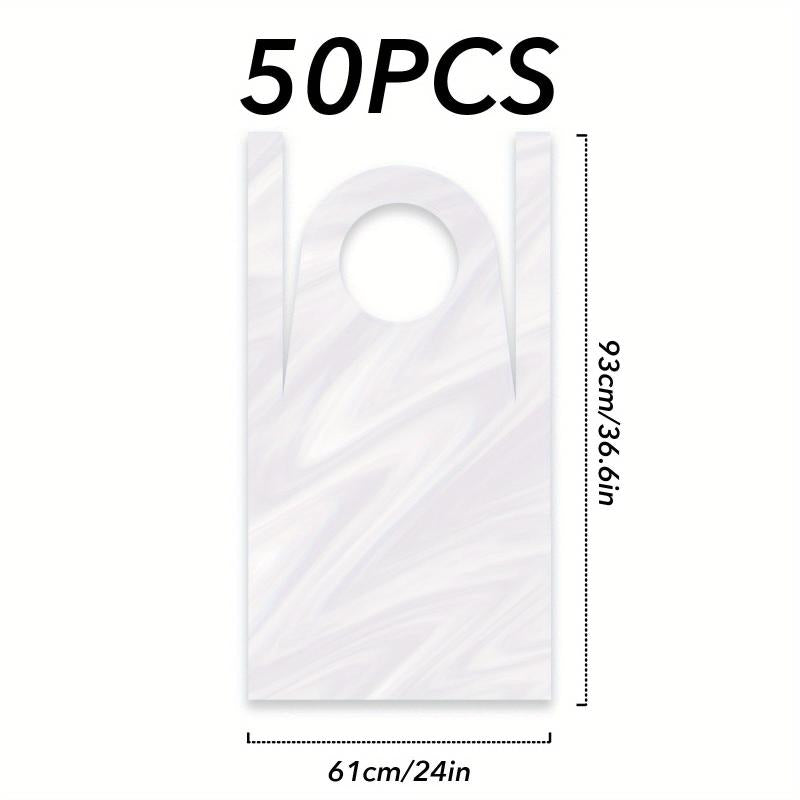 Disposable Aprons for Barber Hair Cut - 50/100pcs Anti Dirt Aprons