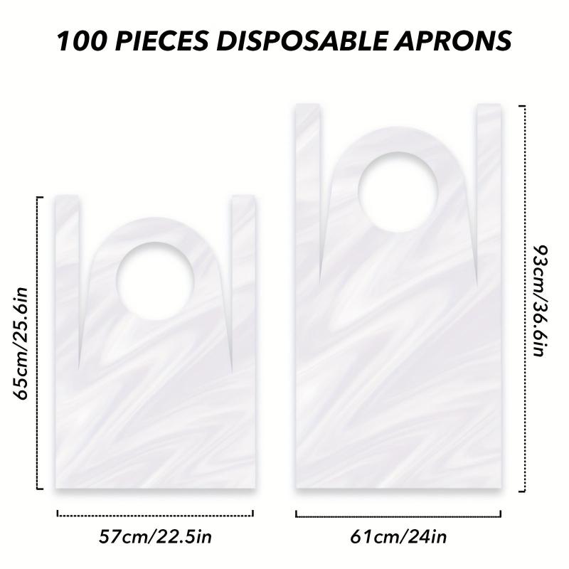 Disposable Aprons for Barber Hair Cut - 50/100pcs Anti Dirt Aprons