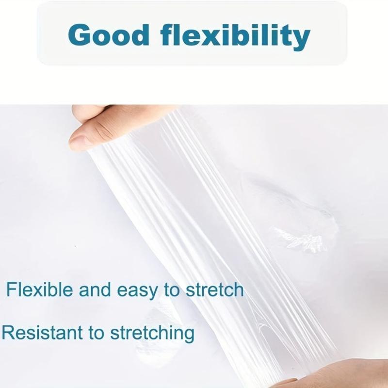 200Pcs Disposable Polyethylene Clear Gloves for Food Handling Cooking Cleaning
