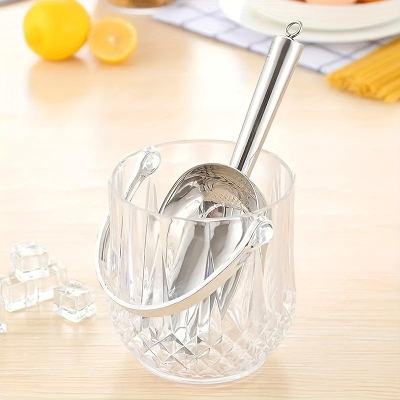 Stainless Steel Ice Scoop Food Shovel Multipurpose for Candy Kitchen Bar Party