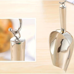Stainless Steel Ice Scoop Food Shovel Multipurpose for Candy Kitchen Bar Party
