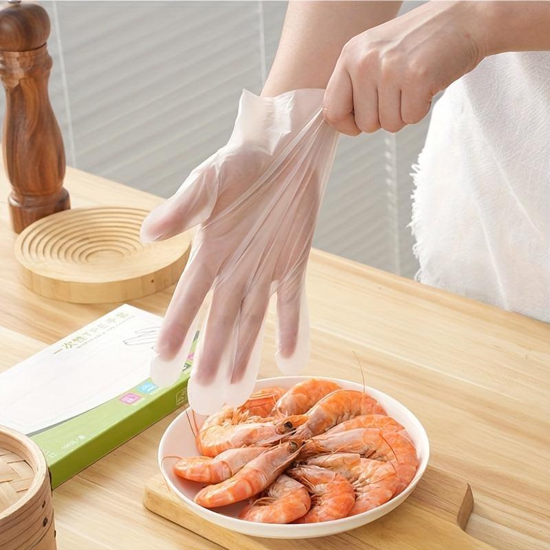 100pcs Disposable Gloves Waterproof Latex Rubber Dishwashing