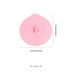 1pc Silicone Cup Lid Random Color Cover Seal Hot Drink Mug Cover