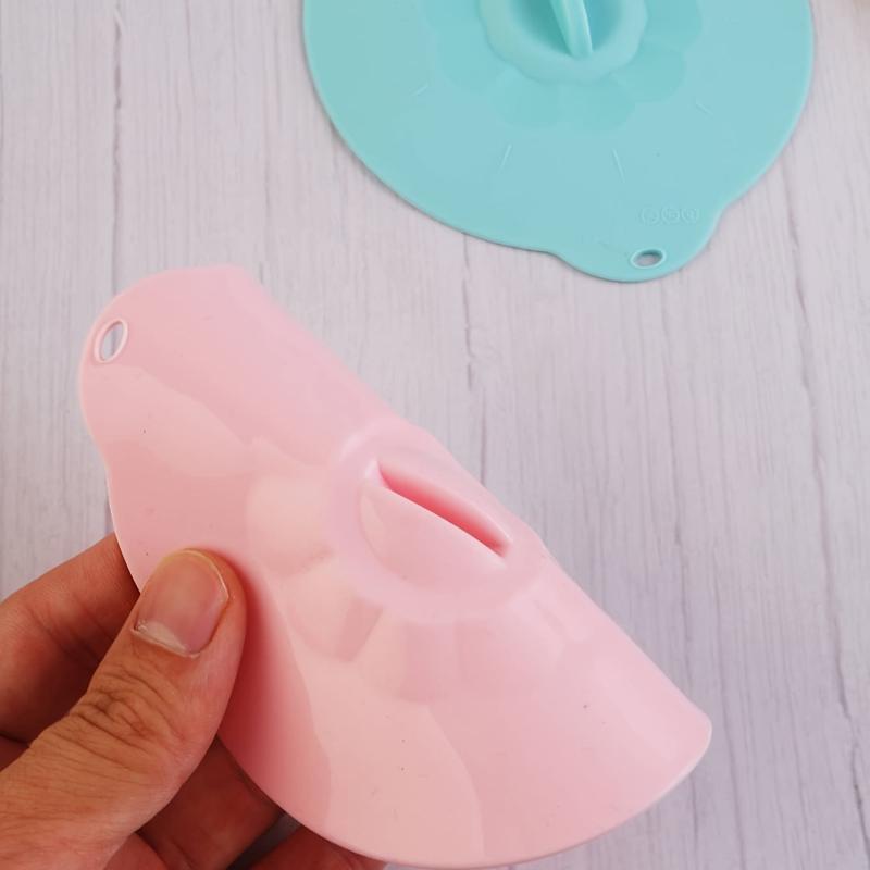 1pc Silicone Cup Lid Random Color Cover Seal Hot Drink Mug Cover