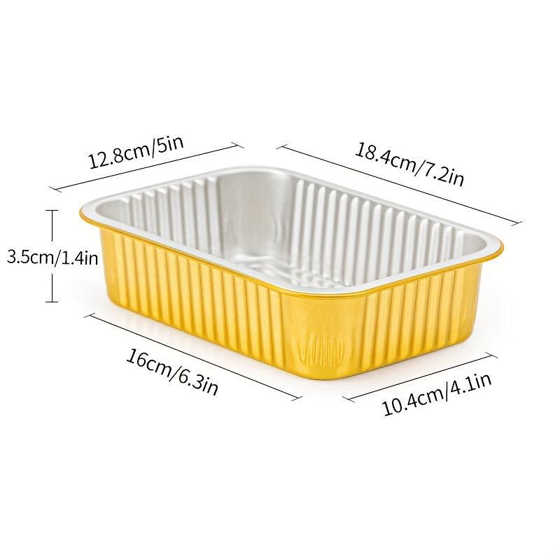 Aluminum Foil Mini Loaf Pans With Lids 100pcs