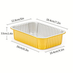 Aluminum Foil Mini Loaf Pans With Lids 100pcs