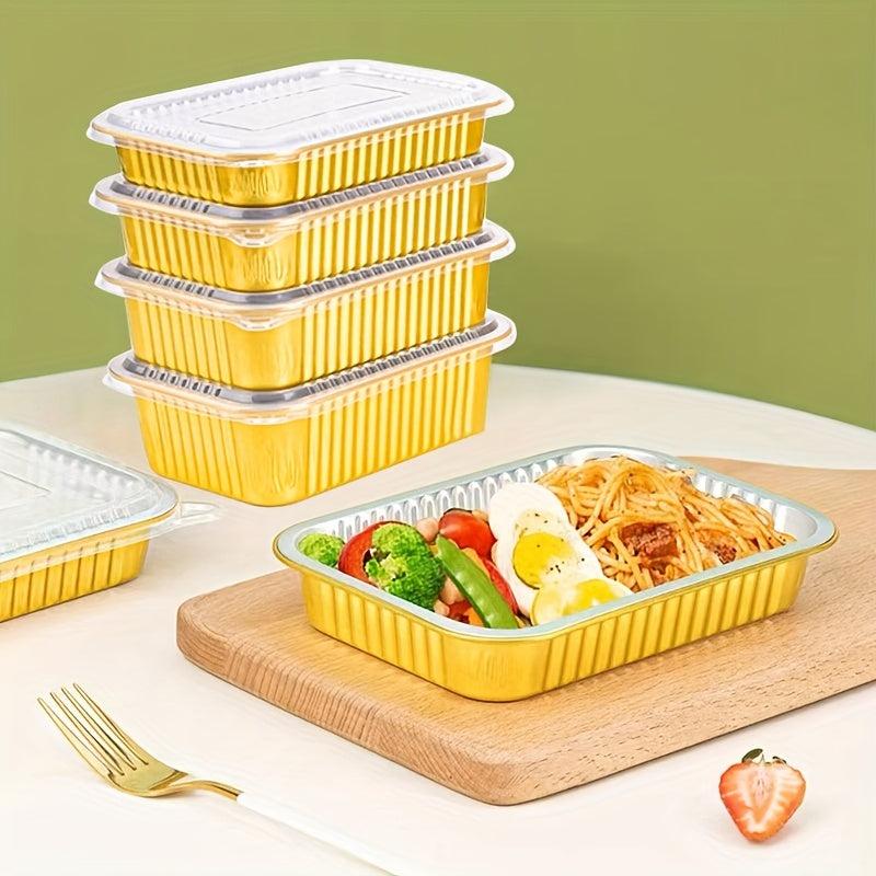 Aluminum Foil Mini Loaf Pans With Lids 100pcs