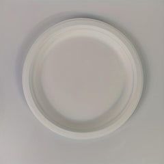 50 Biodegradable Sugarcane Pulp Paper Plates 22 for Parties and Kitchen
