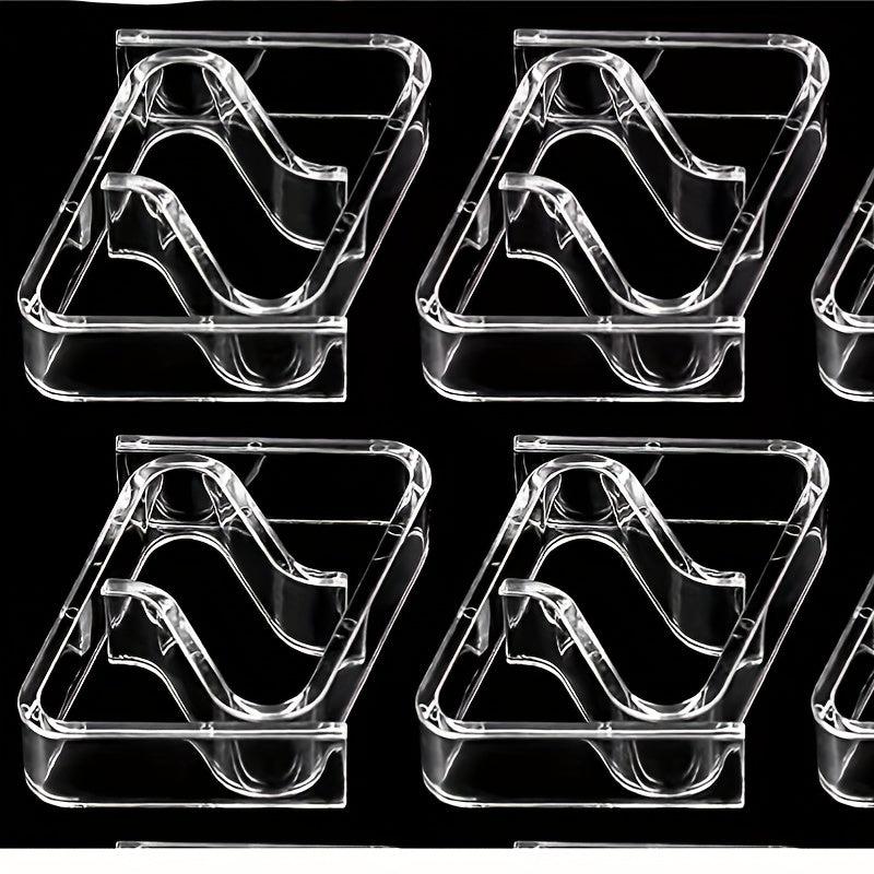 Clear Plastic Tablecloth Clips - Set of 18 - Table Cloth Holder for Party