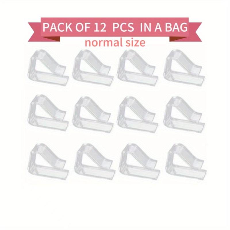 Clear Plastic Tablecloth Clips - Set of 18 - Table Cloth Holder for Party