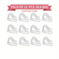 Clear Plastic Tablecloth Clips - Set of 18 - Table Cloth Holder for Party