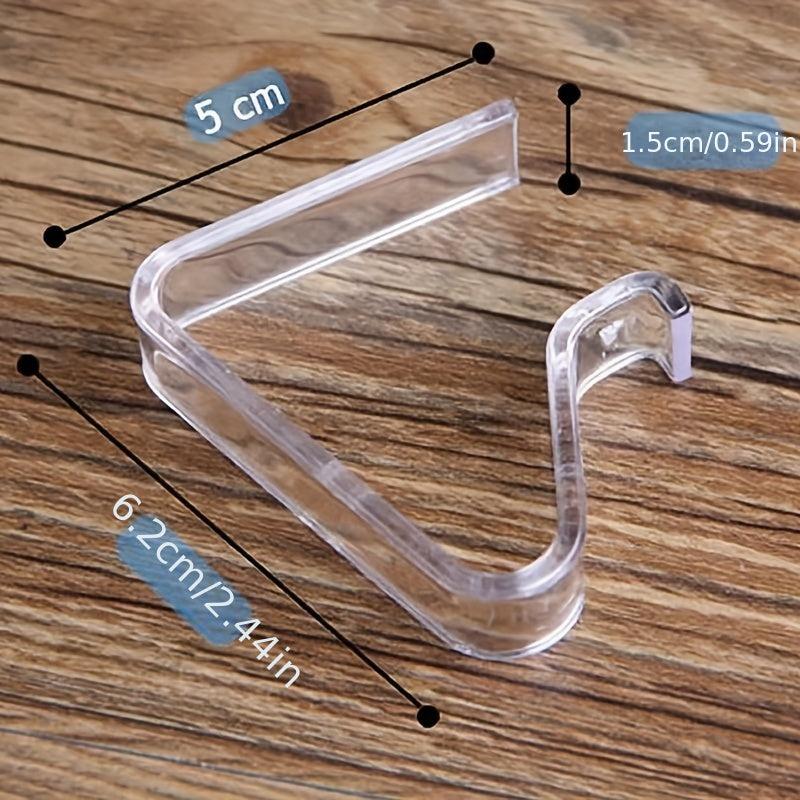 Clear Plastic Tablecloth Clips - Set of 18 - Table Cloth Holder for Party