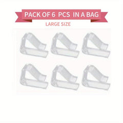 Clear Plastic Tablecloth Clips - Set of 18 - Table Cloth Holder for Party