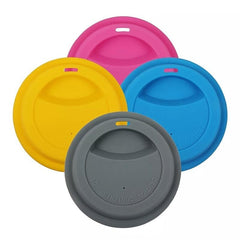 1pc Silicone Drinking Lid Spill Proof Cup Lids Reusable Coffee Mug Lids