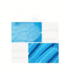 40pcs Disposable Head Cover Non woven Strip Hat Dustproof Cap
