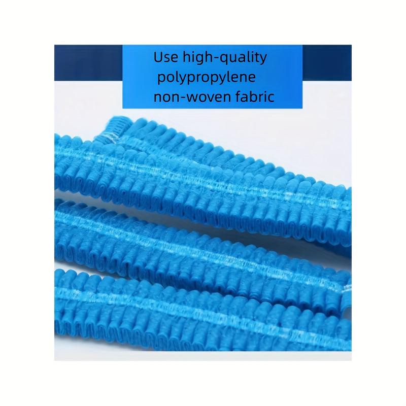40pcs Disposable Head Cover Non woven Strip Hat Dustproof Cap