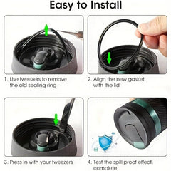 6pcs 16-20oz Replacement Rubber Seal for Stainless Steel Cups
