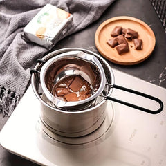 Stainless Steel Melting Pot Kit with Silicone Spatula