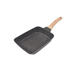 Square Jade Barbecue Frying Pan, Non Stick, Durable