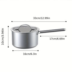 304 Stainless Steel Milk Pot Baby Food Supplement Pot Non Stick Soup Pot