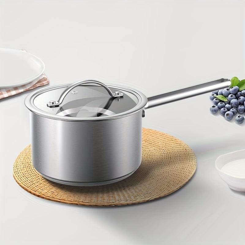 304 Stainless Steel Milk Pot Baby Food Supplement Pot Non Stick Soup Pot