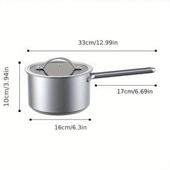 304 Stainless Steel Milk Pot Baby Food Supplement Pot Non Stick Soup Pot