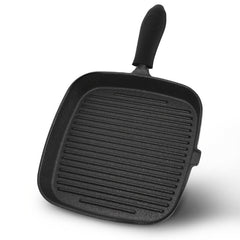 Square Cast Iron Baking Tray 25.4cm with Heat-resistant Stand